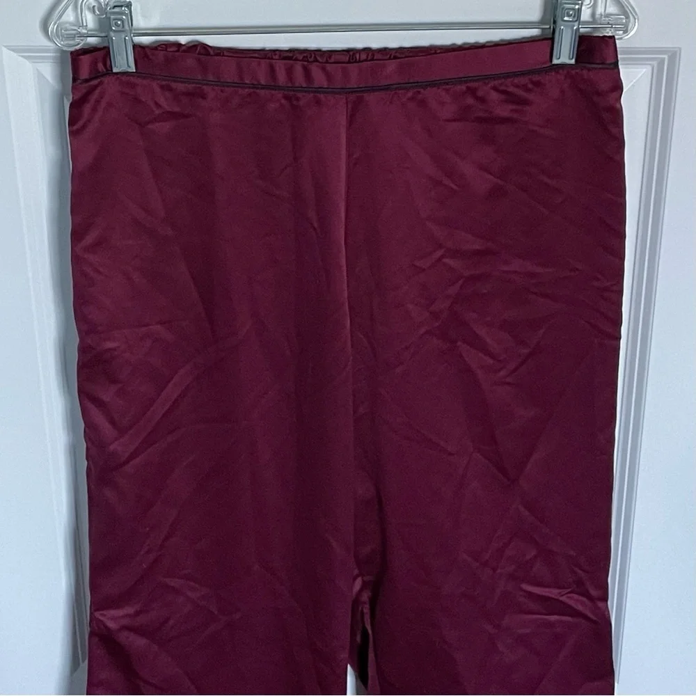 New! Bluebella Wren satin kimono Pajama top and pants Set red 47678